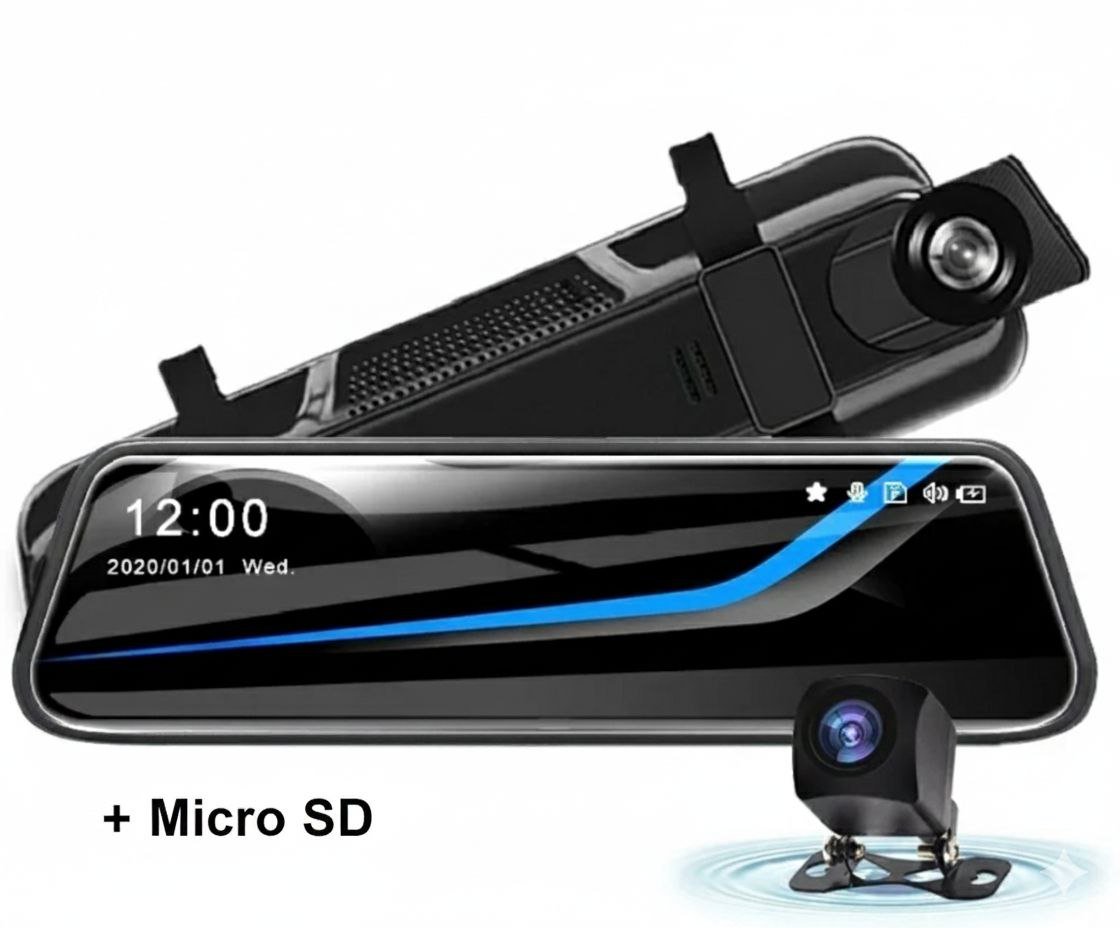 dashcam doble lente hd 1080p + cámara de reversa dashcam doble lente hd 1080p + cámara de reversa