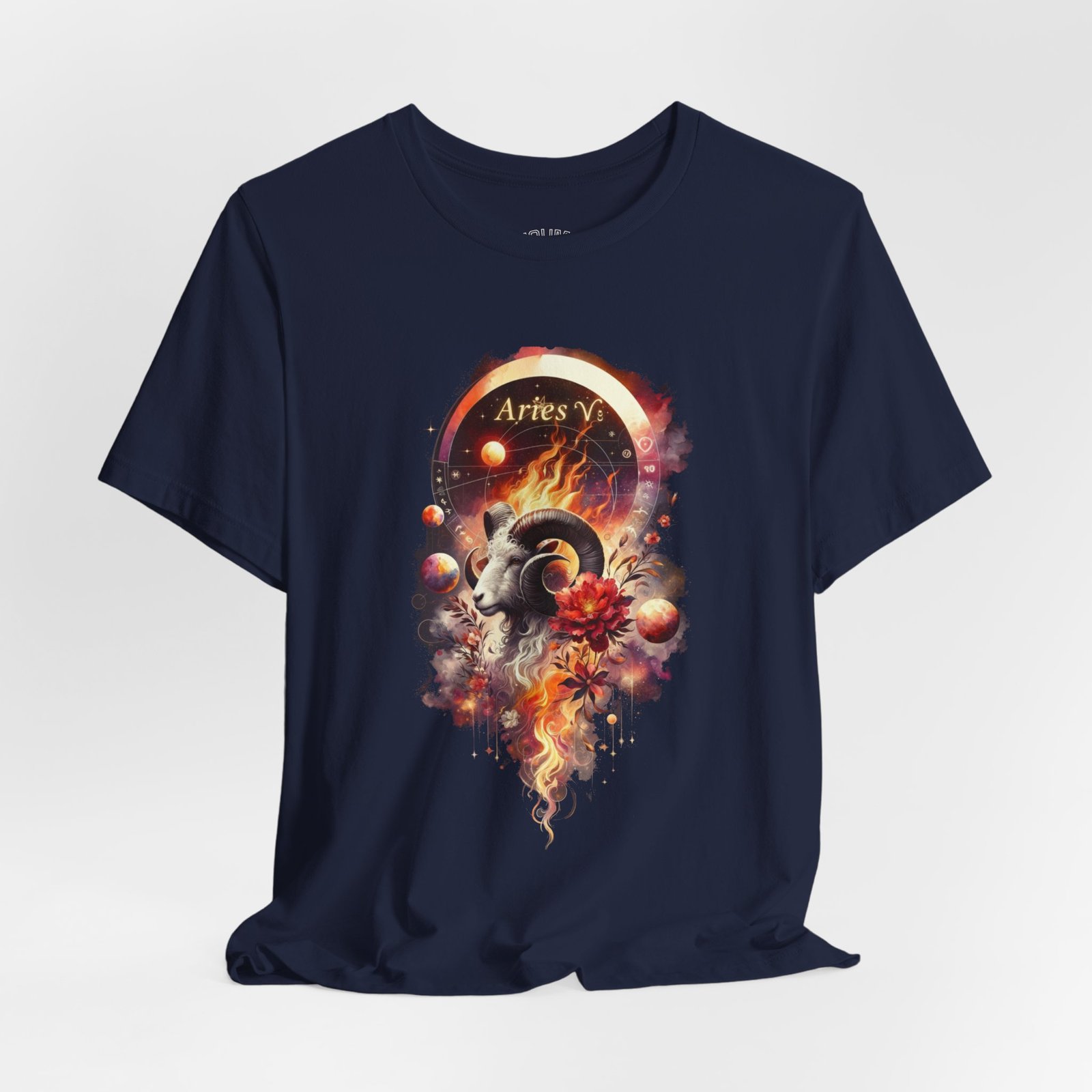 aries ram zodiac tee — fiery astrology graphic t shirt aries ram zodiac tee — fiery astrology graphic t shirt