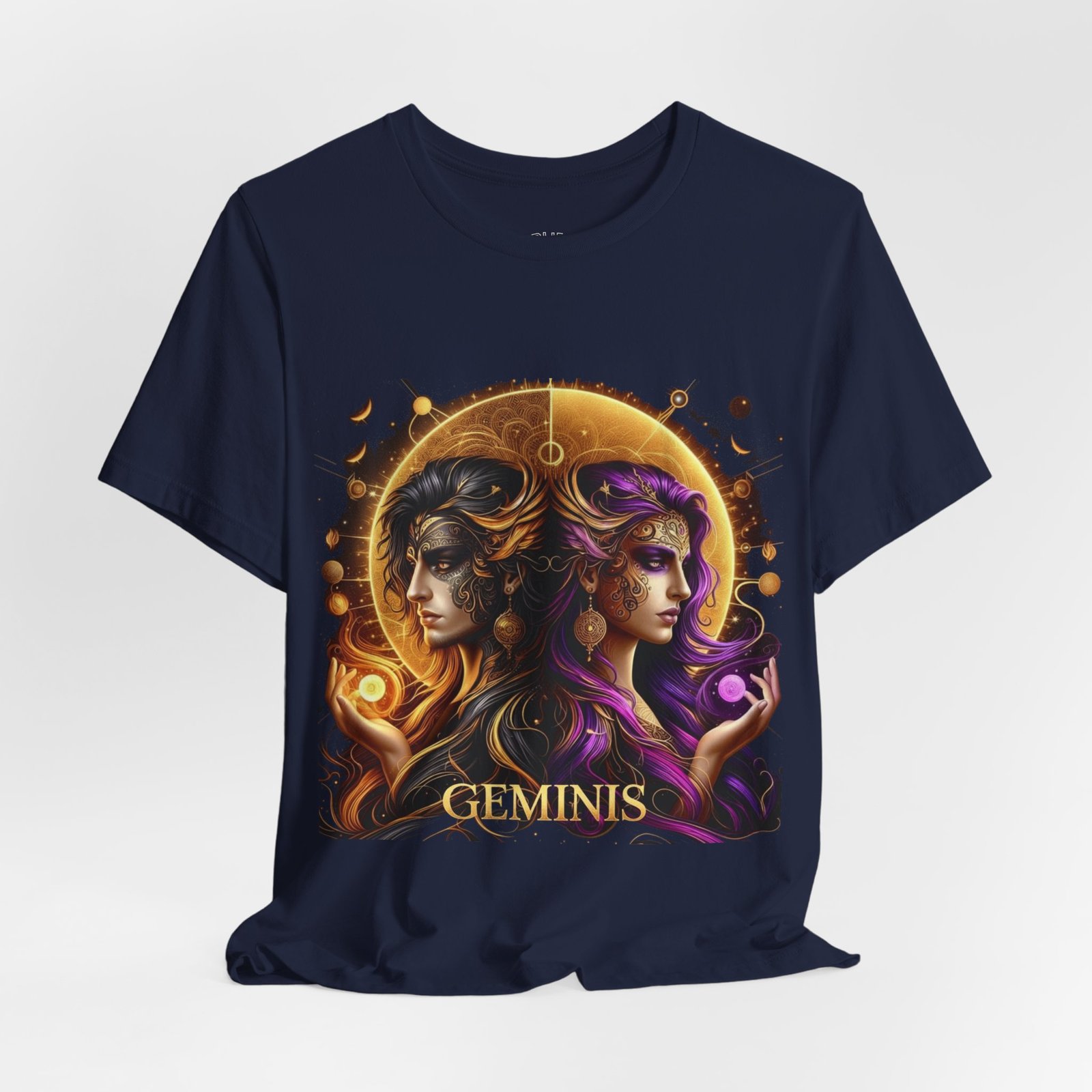 gemini zodiac t shirt — artistic twin portrait astrology tee gemini zodiac t shirt — artistic twin portrait astrology tee