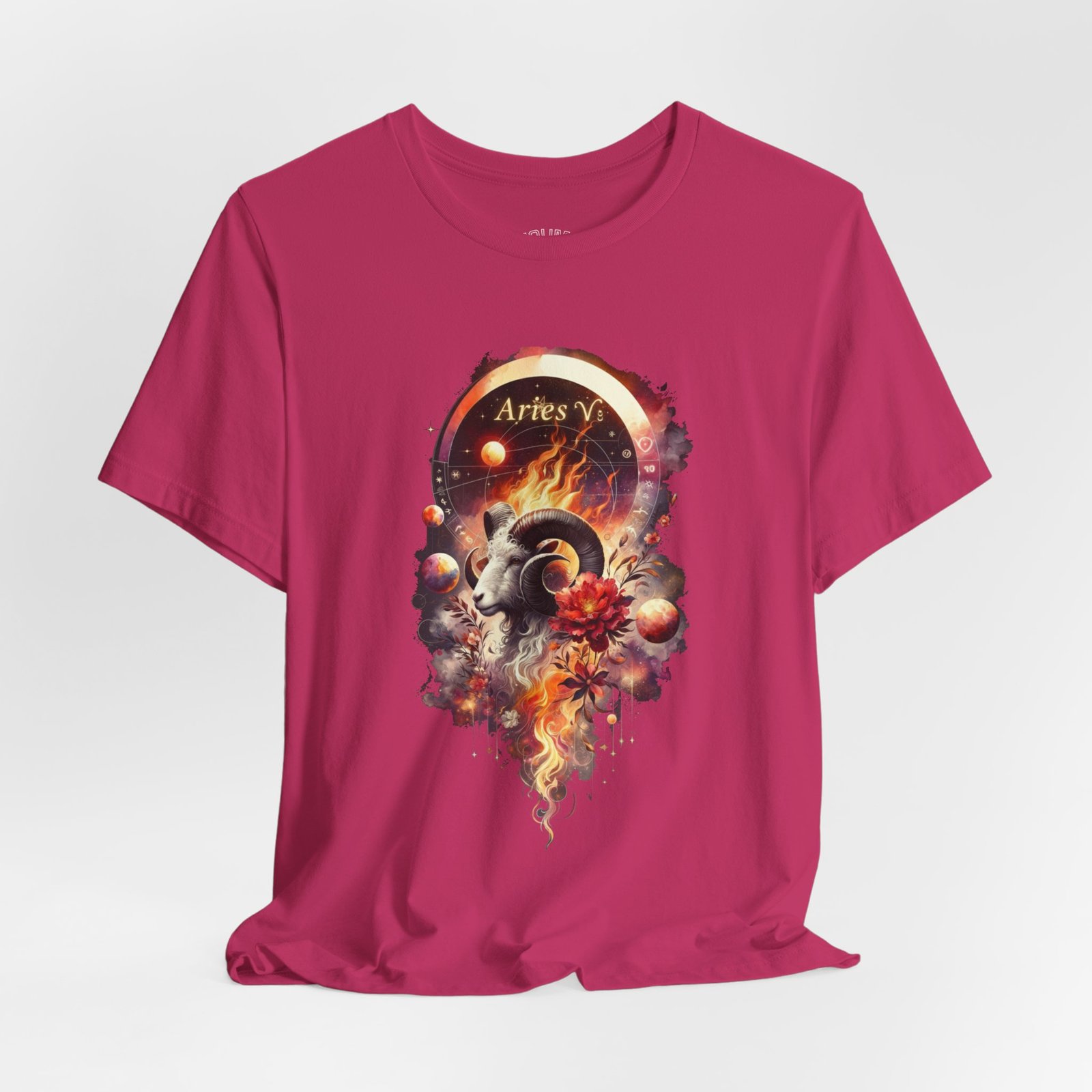 aries ram zodiac tee — fiery astrology graphic t shirt aries ram zodiac tee — fiery astrology graphic t shirt