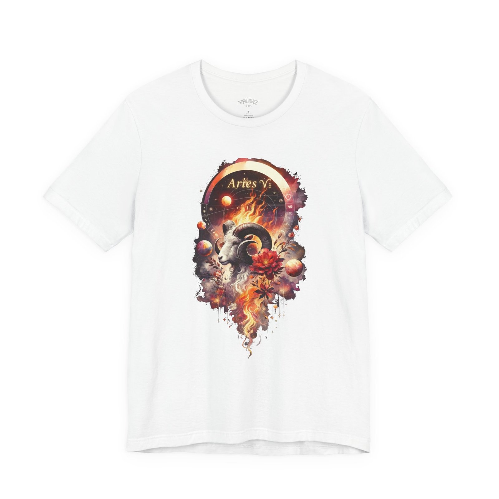 aries ram zodiac tee — fiery astrology graphic t shirt aries ram zodiac tee — fiery astrology graphic t shirt