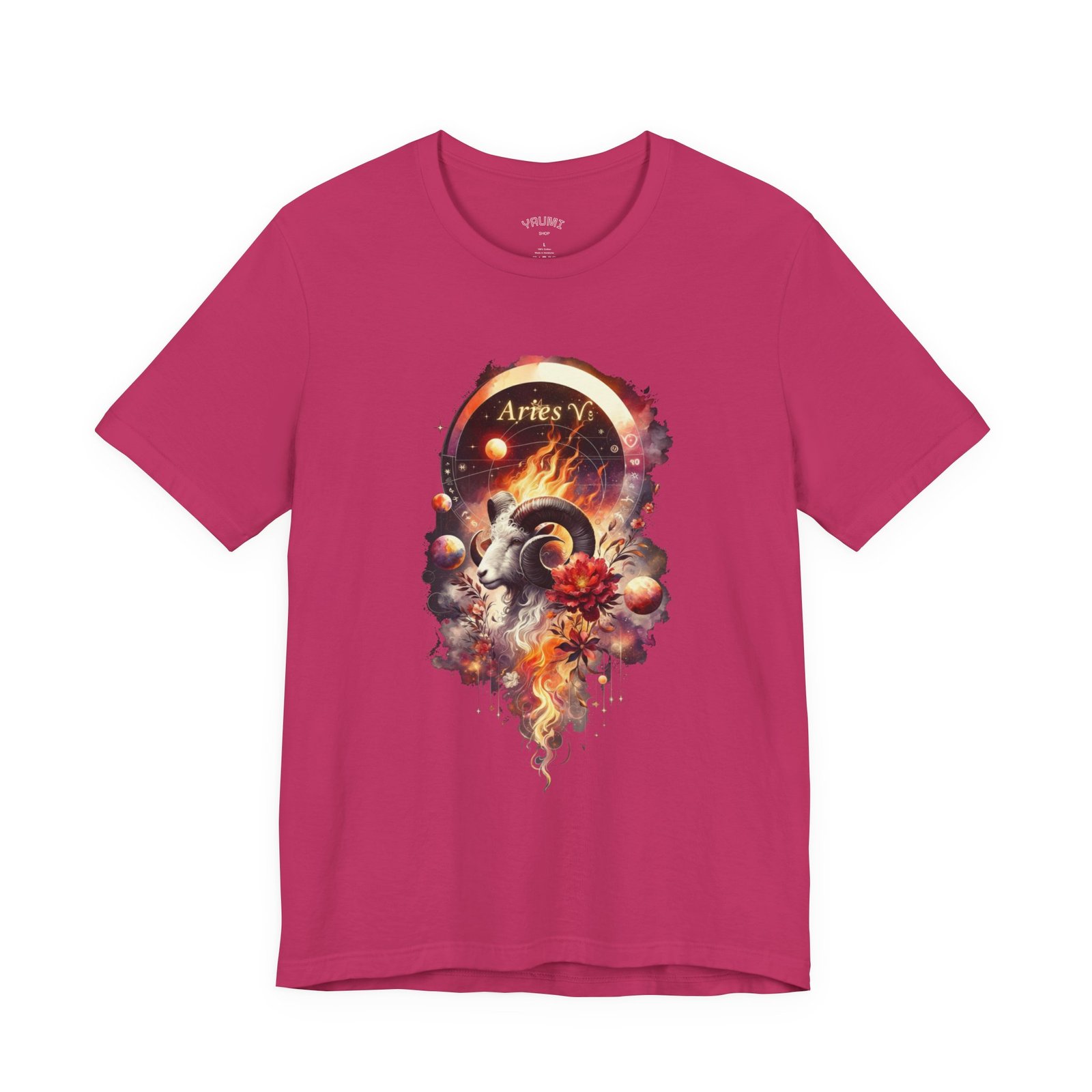 aries ram zodiac tee — fiery astrology graphic t shirt aries ram zodiac tee — fiery astrology graphic t shirt