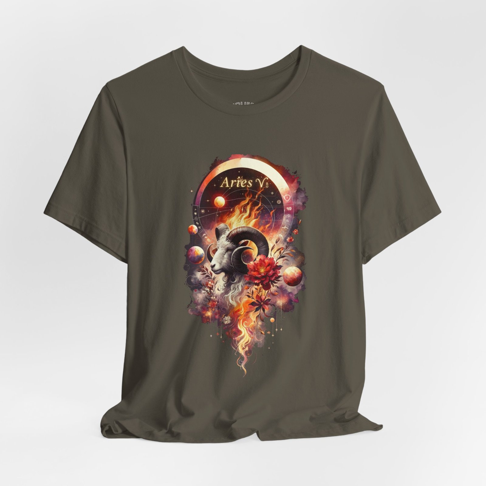 aries ram zodiac tee — fiery astrology graphic t shirt aries ram zodiac tee — fiery astrology graphic t shirt