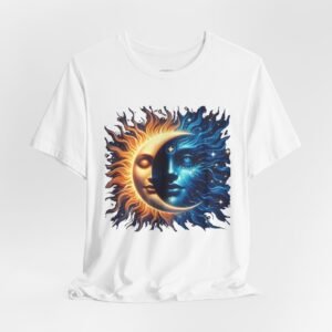 sun and moon graphic tee — yin yang solar lunar t shirt