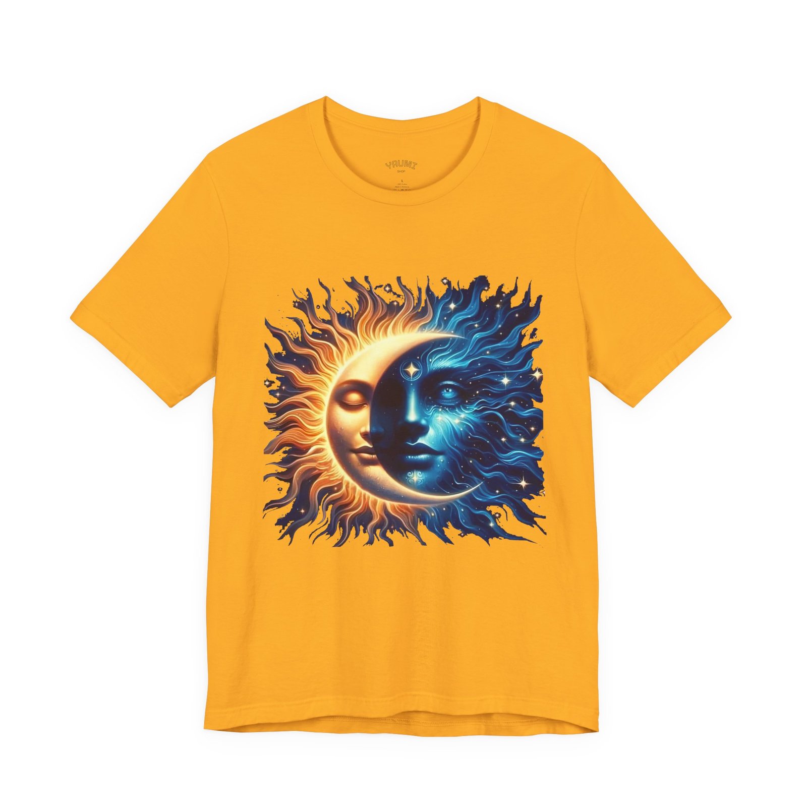 sun and moon graphic tee — yin yang solar lunar t shirt sun and moon graphic tee — yin yang solar lunar t shirt