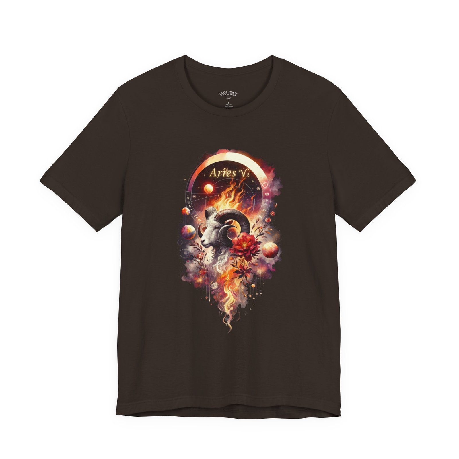 aries ram zodiac tee — fiery astrology graphic t shirt aries ram zodiac tee — fiery astrology graphic t shirt