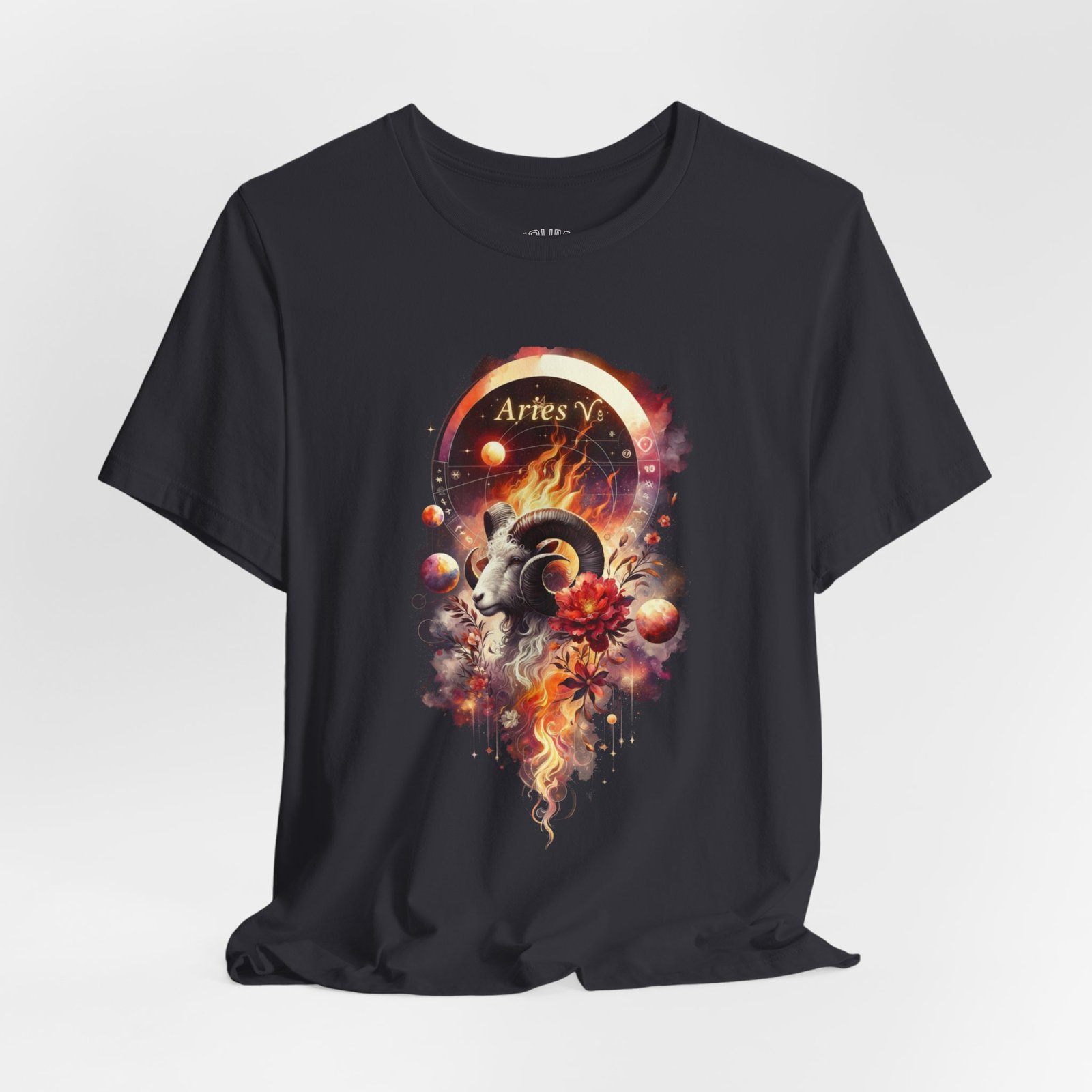 aries ram zodiac tee — fiery astrology graphic t shirt aries ram zodiac tee — fiery astrology graphic t shirt