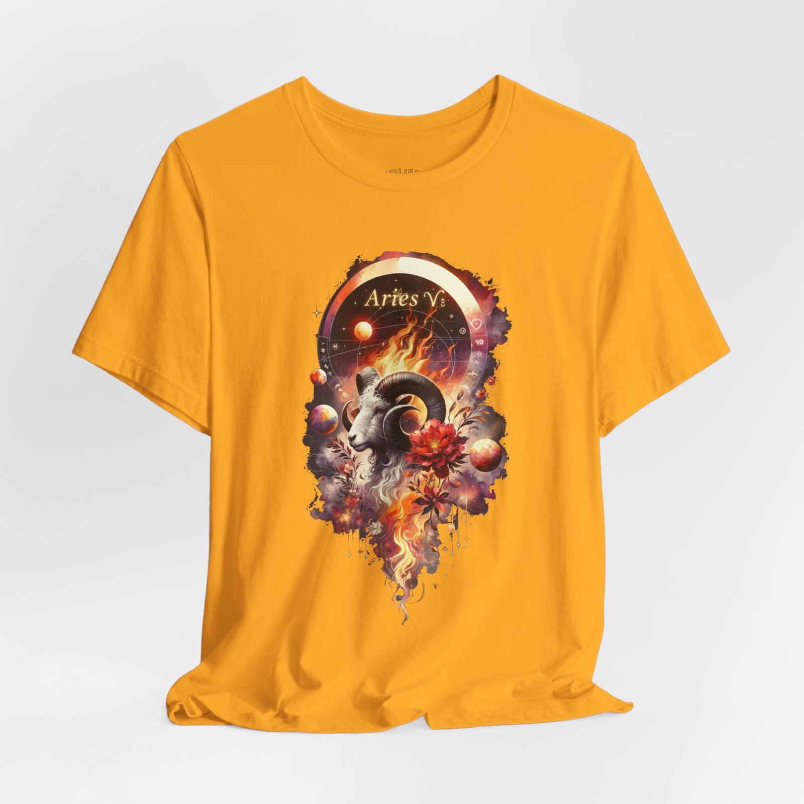 aries ram zodiac tee — fiery astrology graphic t shirt aries ram zodiac tee — fiery astrology graphic t shirt