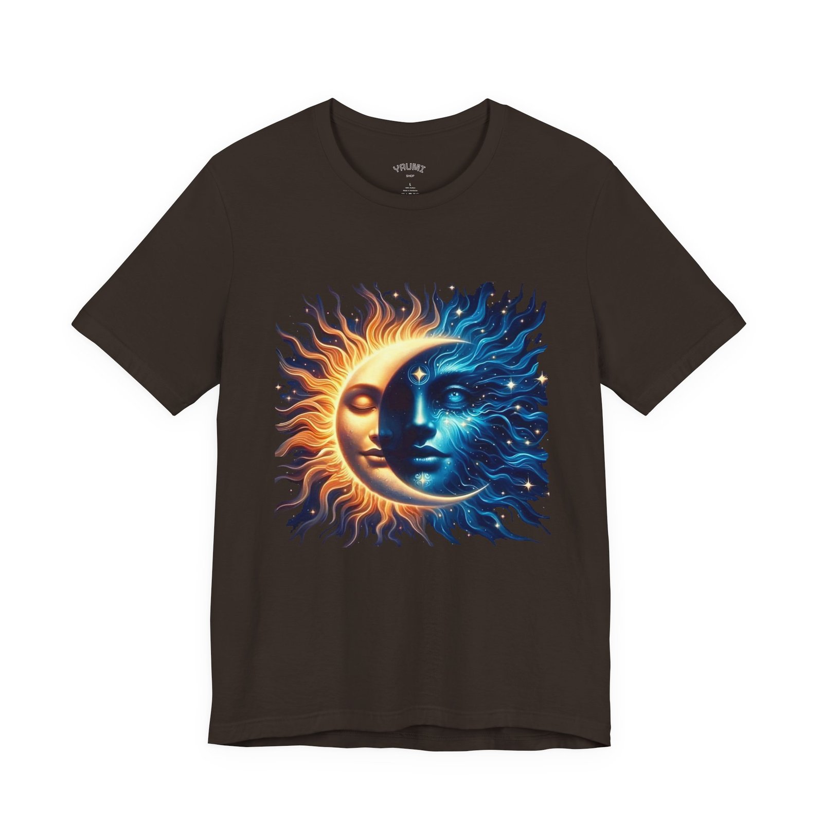 sun and moon graphic tee — yin yang solar lunar t shirt sun and moon graphic tee — yin yang solar lunar t shirt