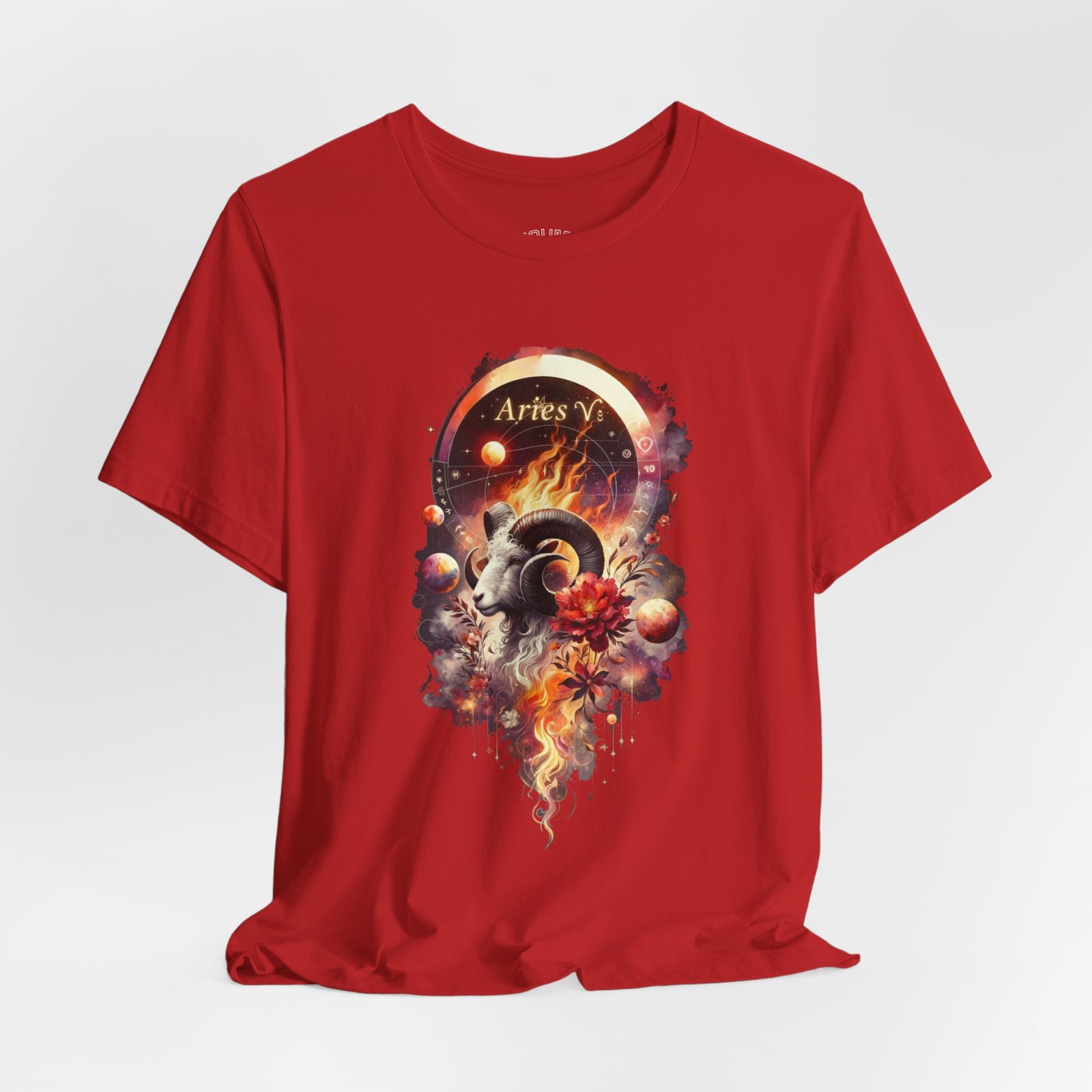 aries ram zodiac tee — fiery astrology graphic t shirt aries ram zodiac tee — fiery astrology graphic t shirt