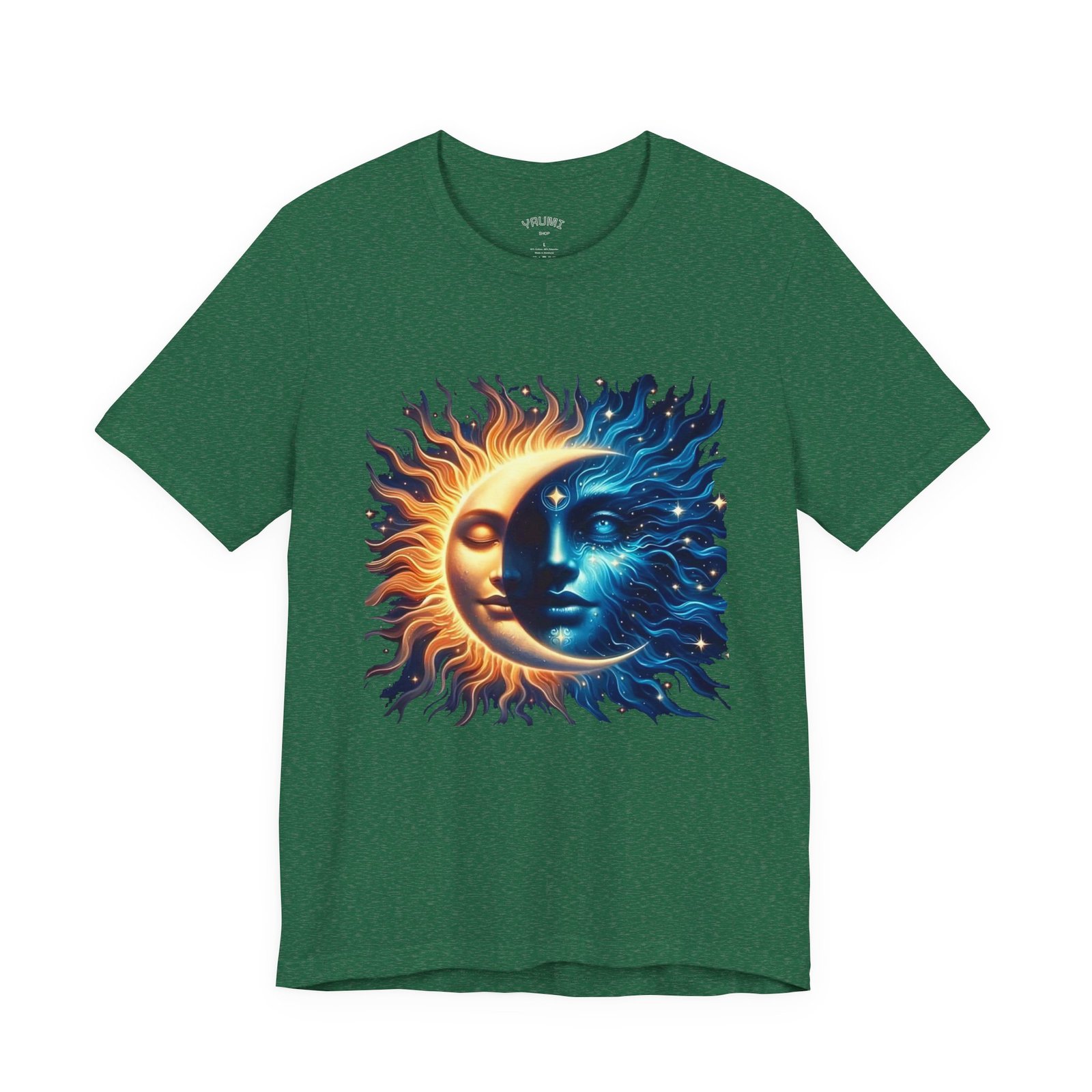 sun and moon graphic tee — yin yang solar lunar t shirt sun and moon graphic tee — yin yang solar lunar t shirt