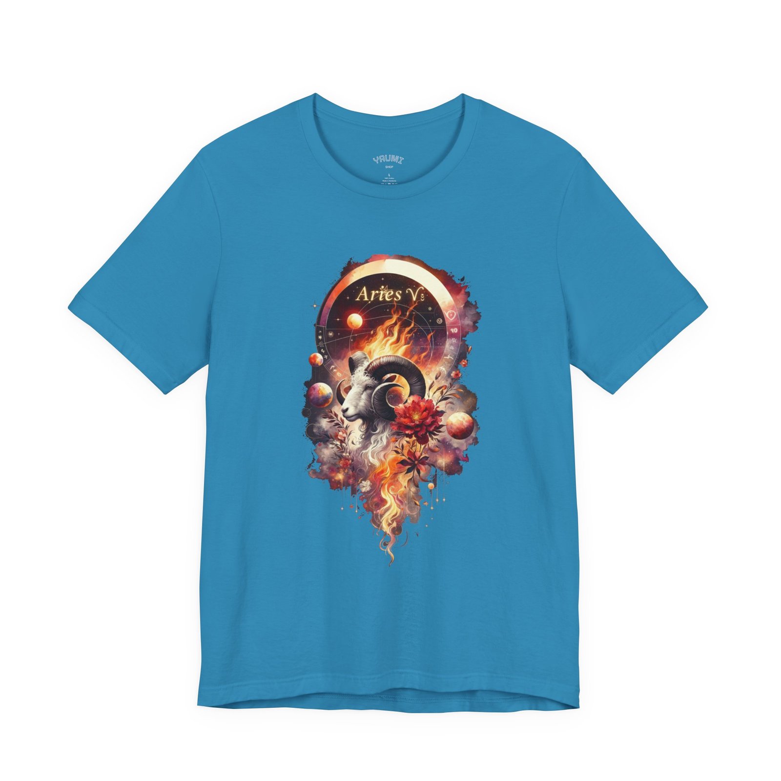 aries ram zodiac tee — fiery astrology graphic t shirt aries ram zodiac tee — fiery astrology graphic t shirt