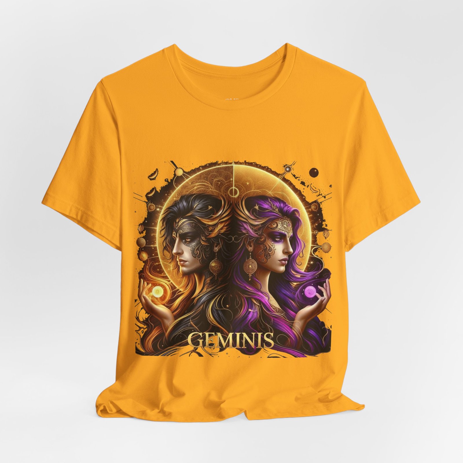 gemini zodiac t shirt — artistic twin portrait astrology tee gemini zodiac t shirt — artistic twin portrait astrology tee