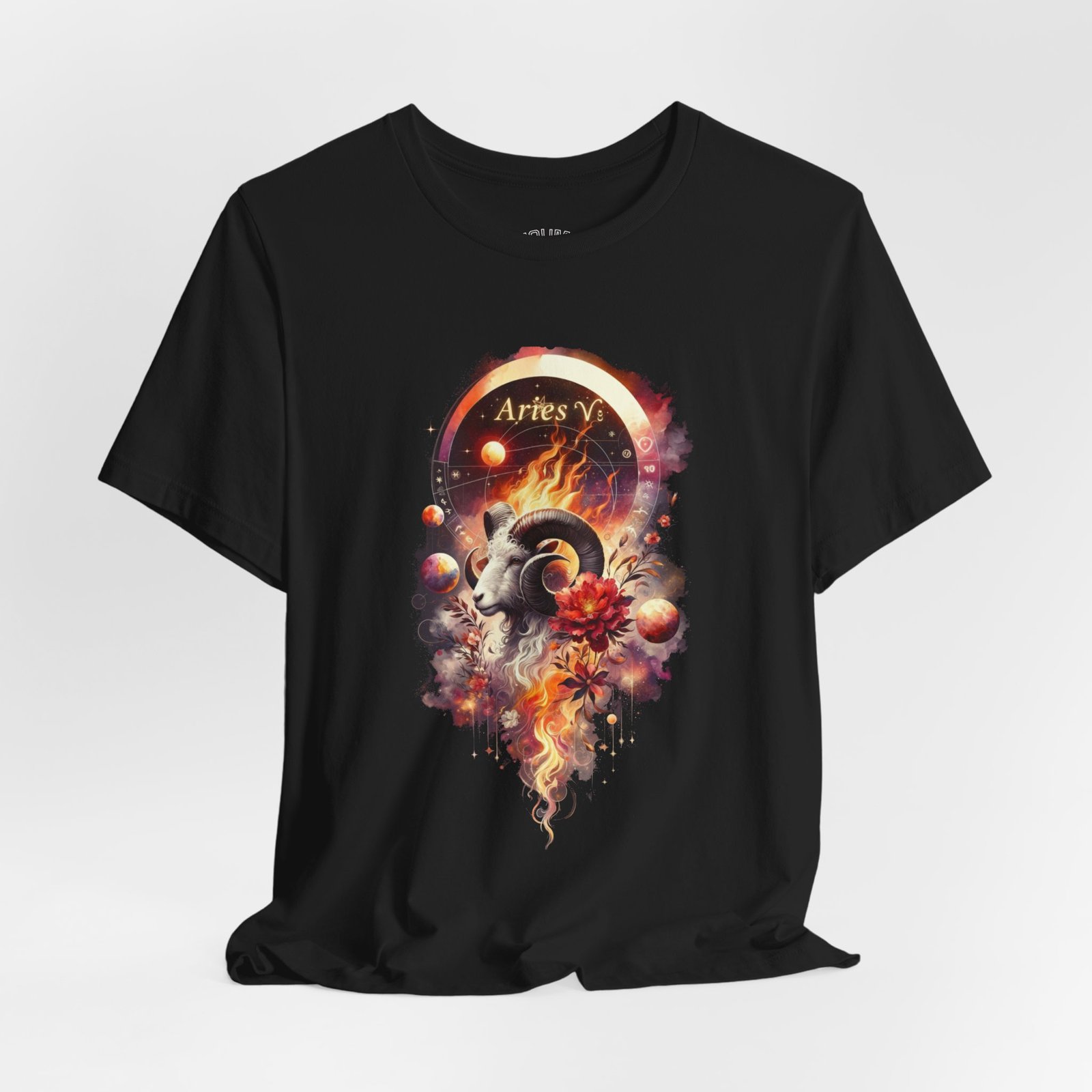 aries ram zodiac tee — fiery astrology graphic t shirt aries ram zodiac tee — fiery astrology graphic t shirt