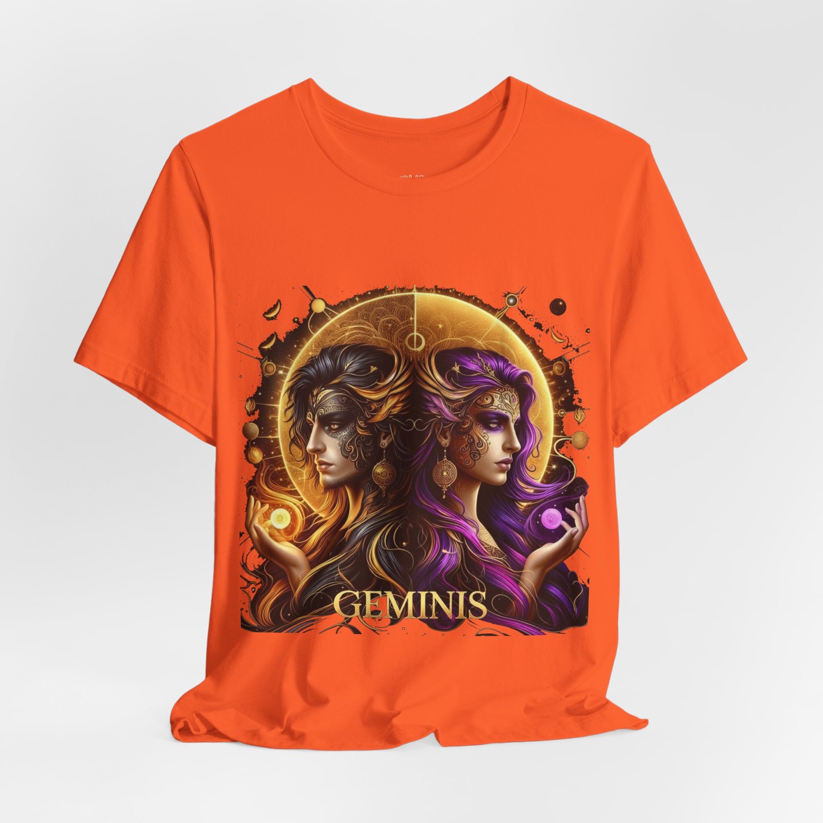 gemini zodiac t shirt — artistic twin portrait astrology tee gemini zodiac t shirt — artistic twin portrait astrology tee
