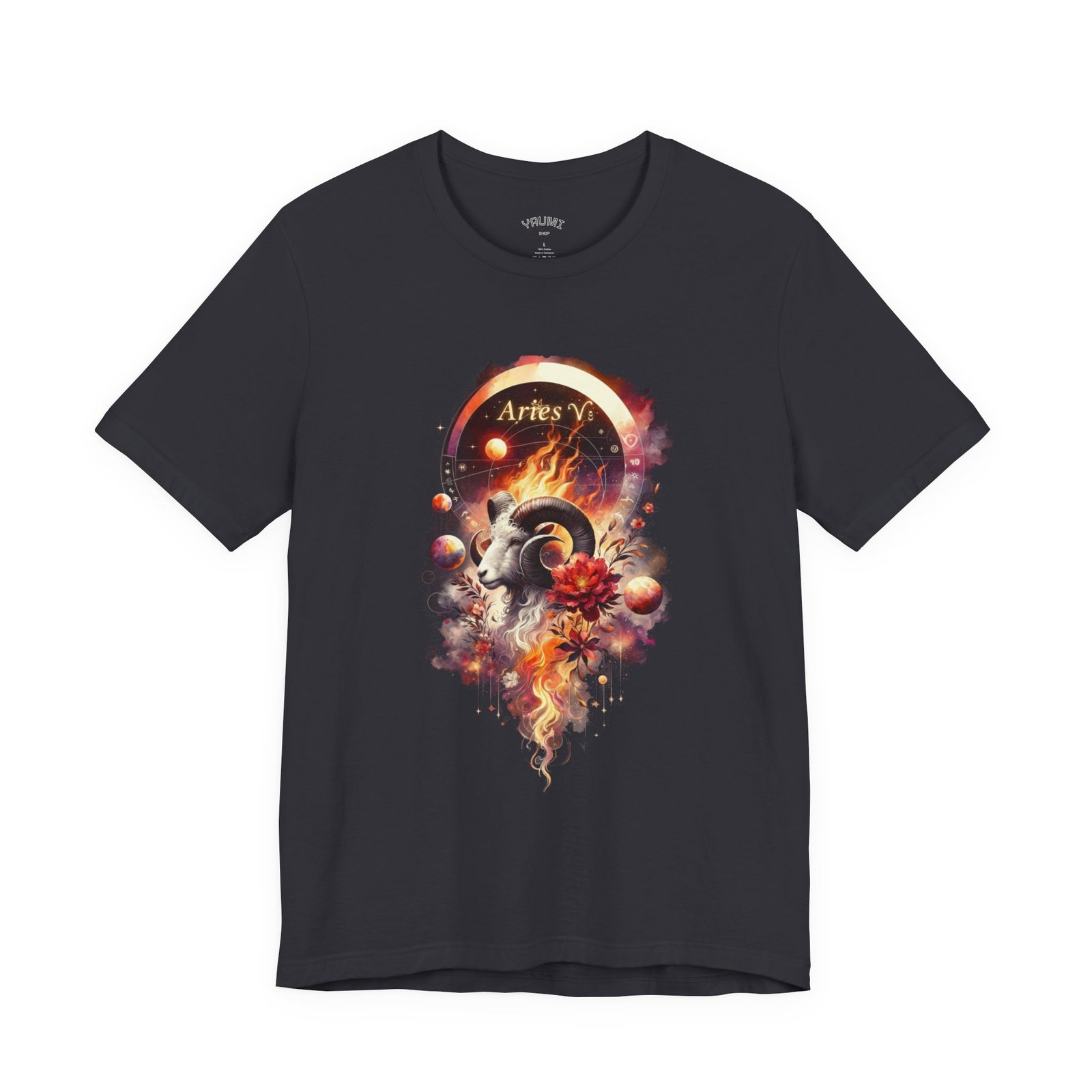 aries ram zodiac tee — fiery astrology graphic t shirt aries ram zodiac tee — fiery astrology graphic t shirt