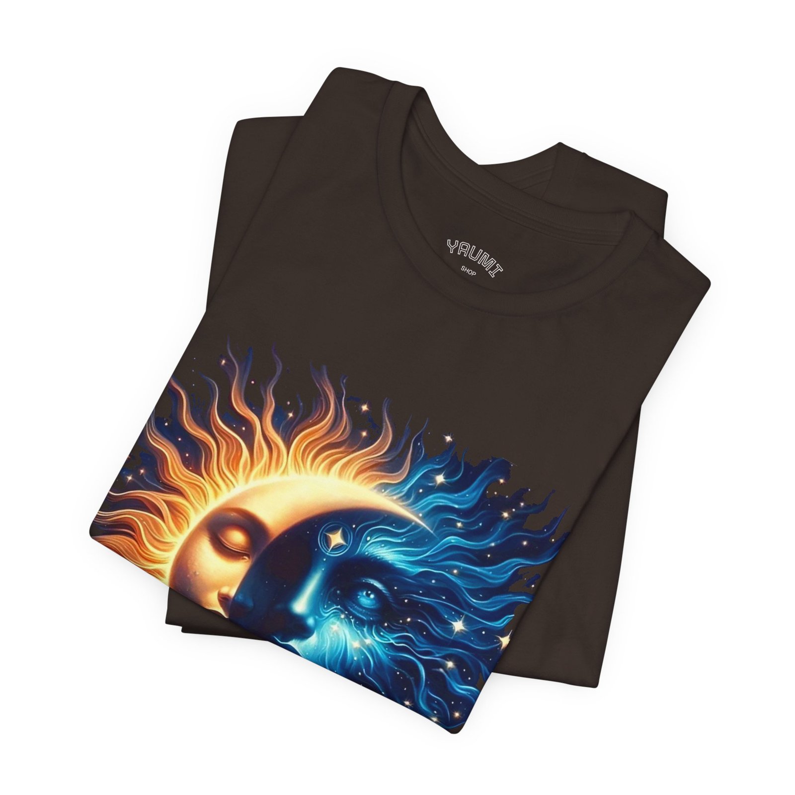 sun and moon graphic tee — yin yang solar lunar t shirt sun and moon graphic tee — yin yang solar lunar t shirt