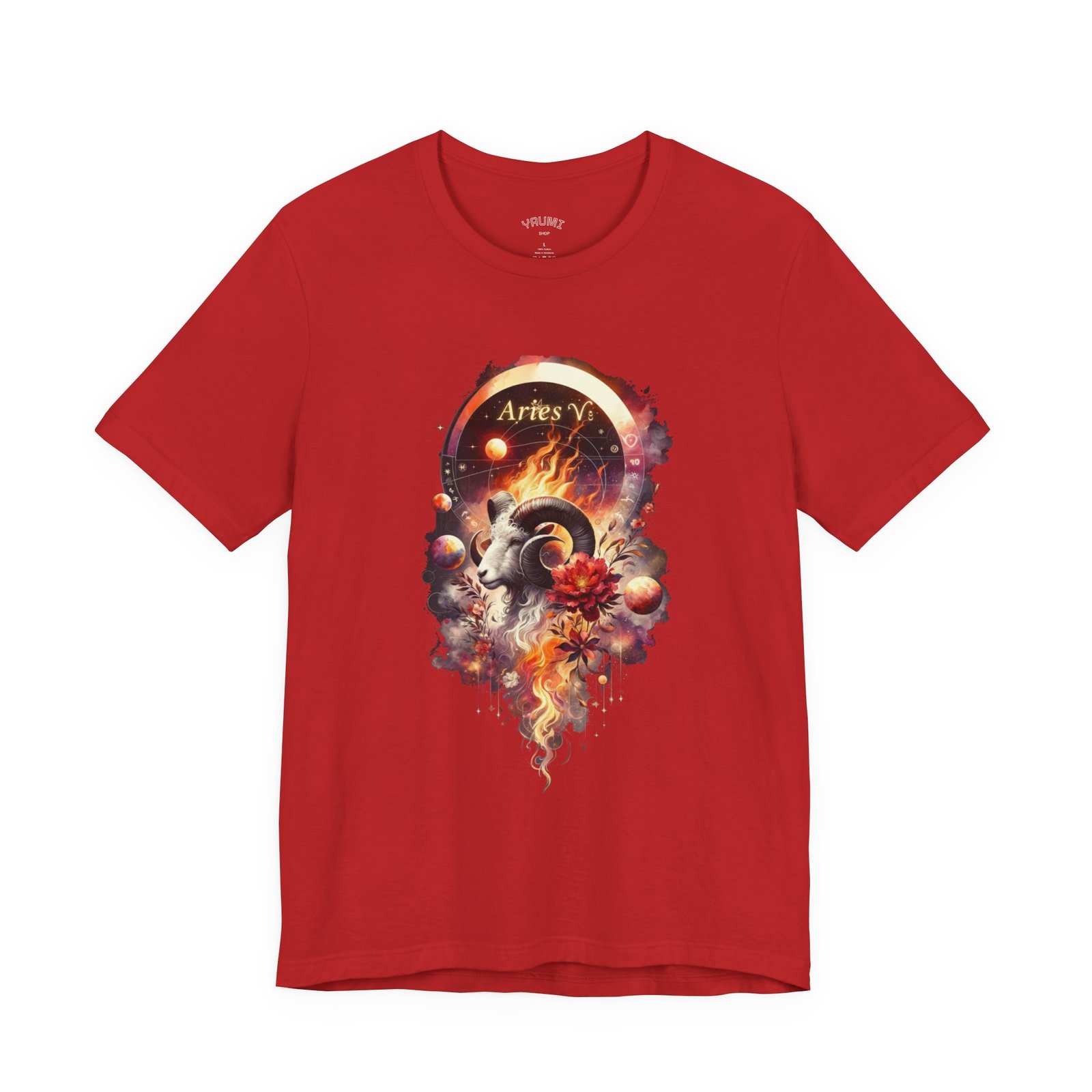 aries ram zodiac tee — fiery astrology graphic t shirt aries ram zodiac tee — fiery astrology graphic t shirt
