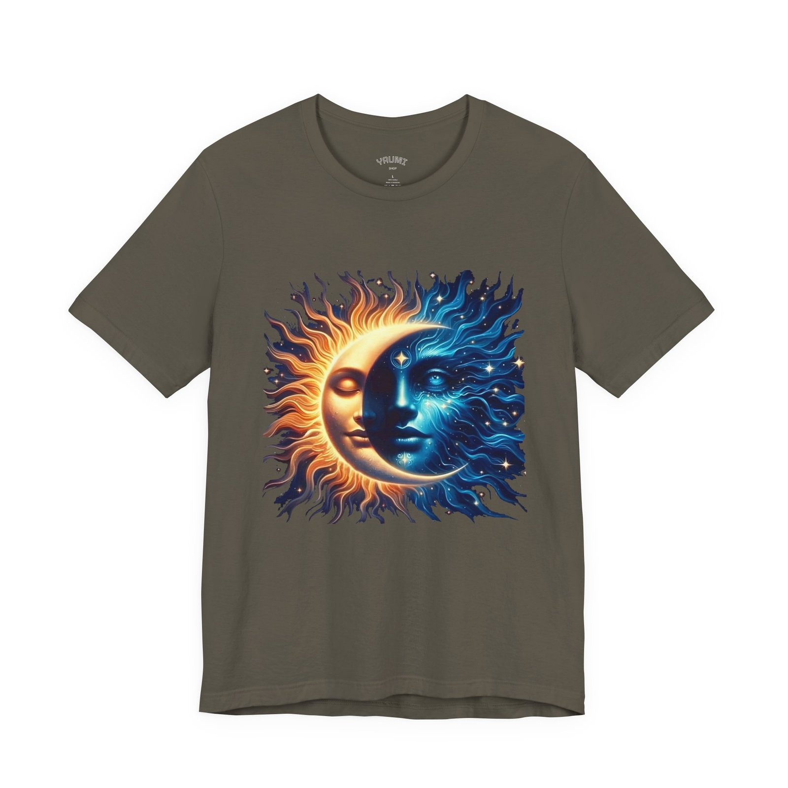 sun and moon graphic tee — yin yang solar lunar t shirt sun and moon graphic tee — yin yang solar lunar t shirt