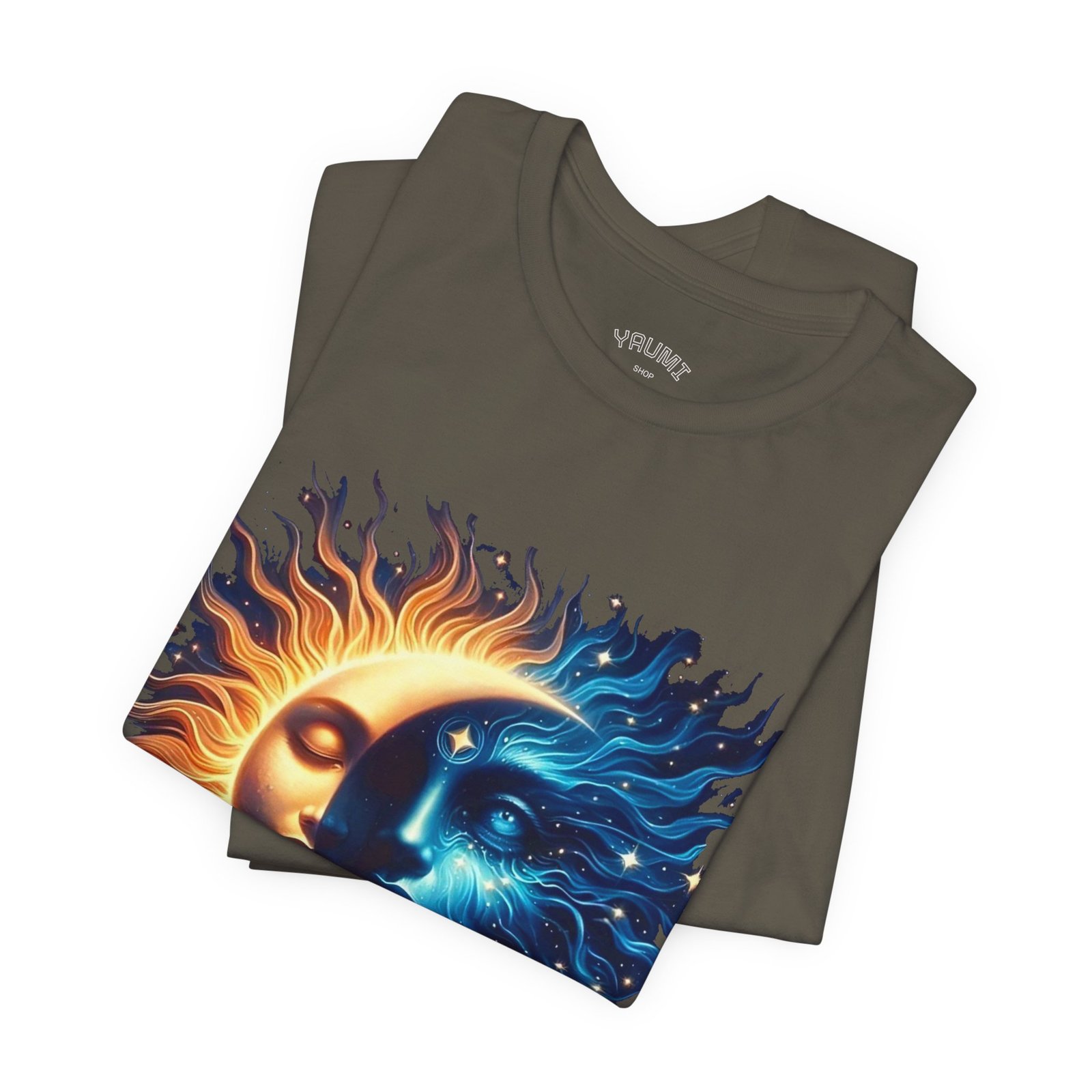 sun and moon graphic tee — yin yang solar lunar t shirt sun and moon graphic tee — yin yang solar lunar t shirt