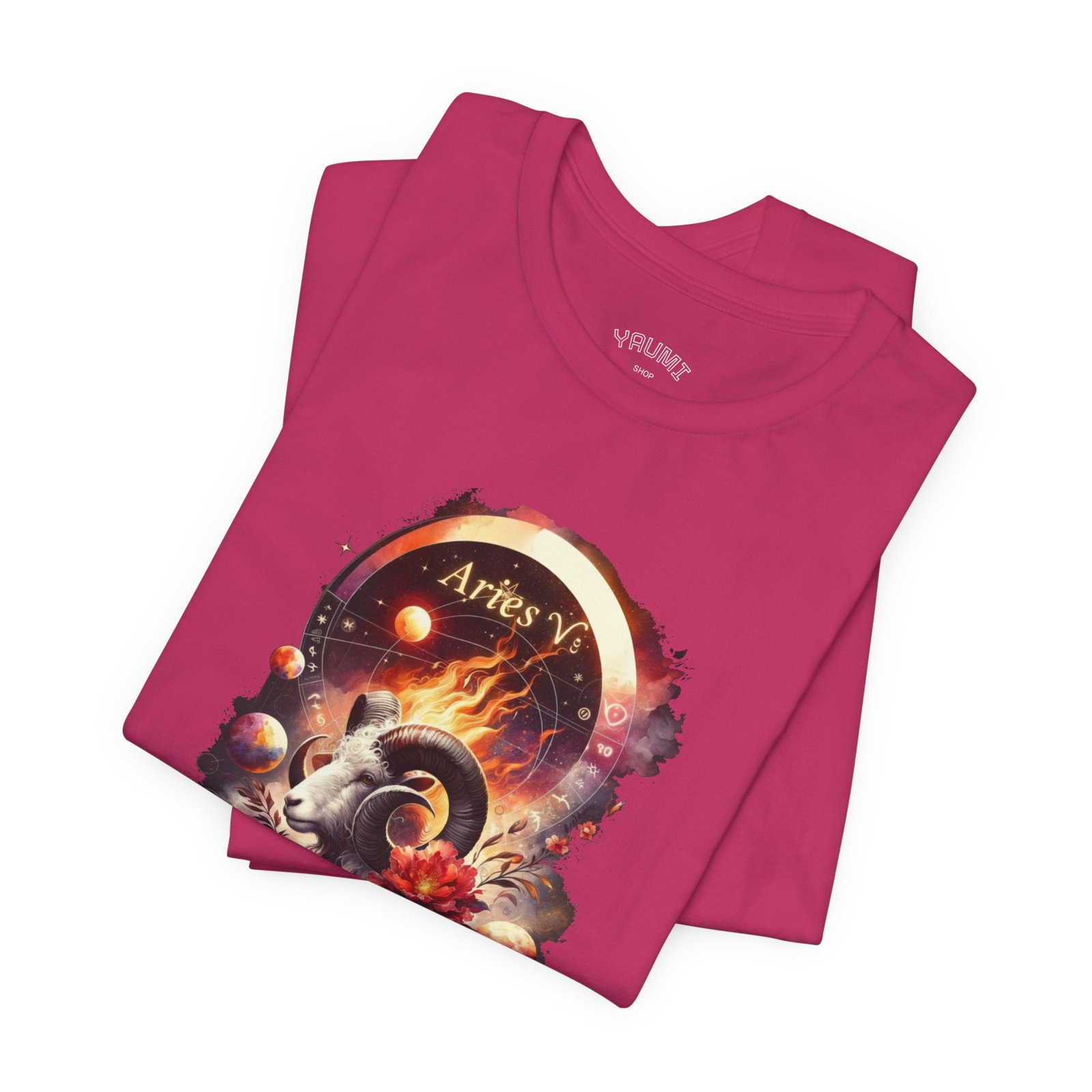 aries ram zodiac tee — fiery astrology graphic t shirt aries ram zodiac tee — fiery astrology graphic t shirt