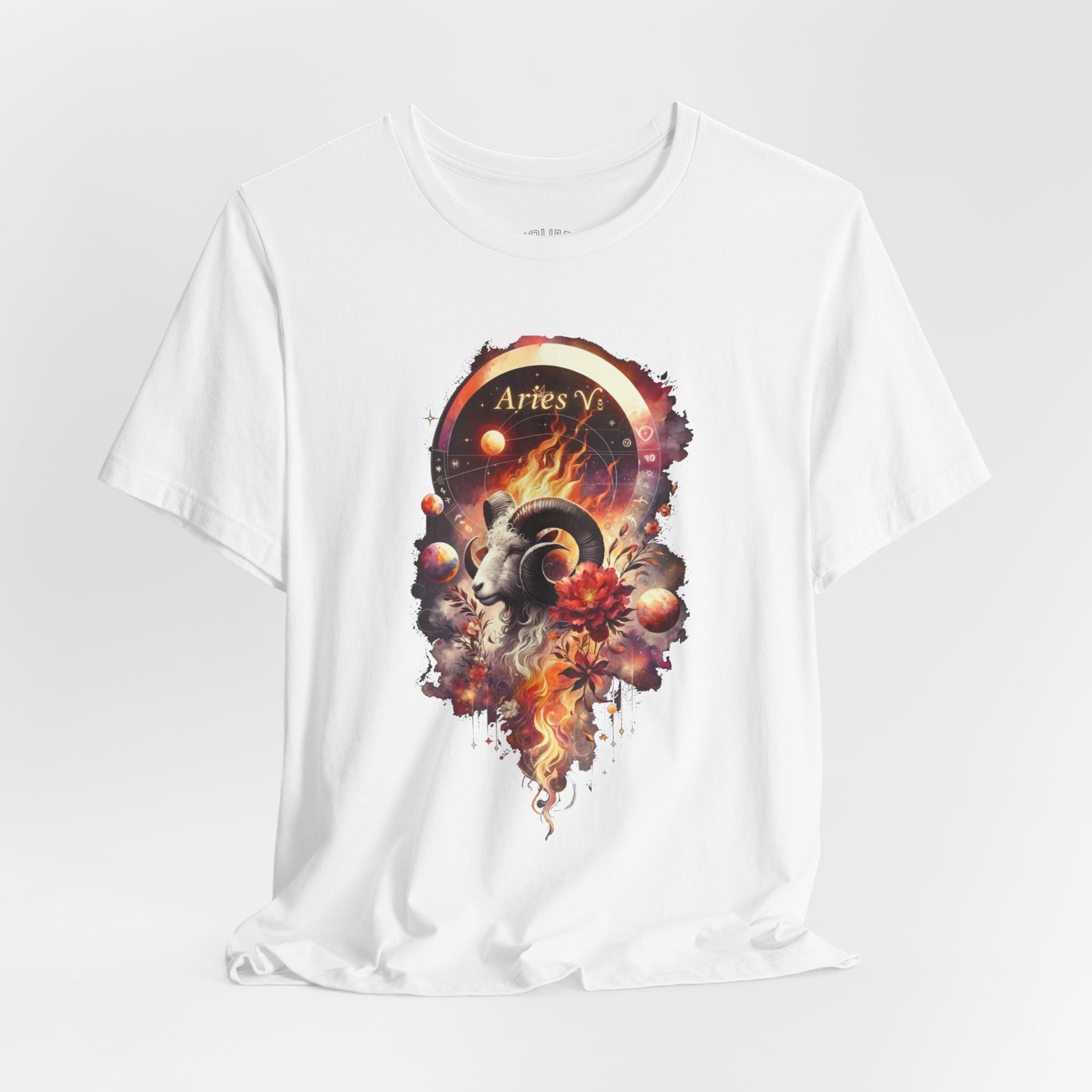 aries ram zodiac tee — fiery astrology graphic t shirt aries ram zodiac tee — fiery astrology graphic t shirt