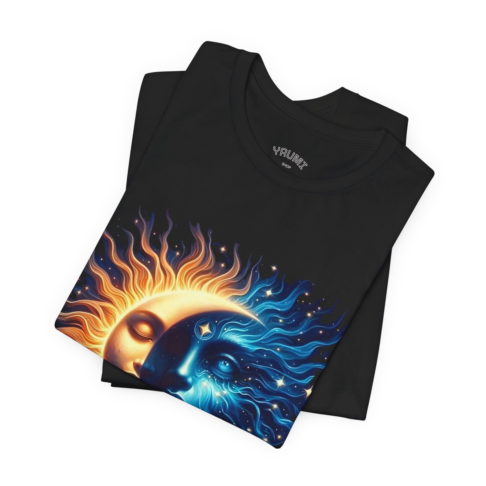 sun and moon graphic tee — yin yang solar lunar t shirt sun and moon graphic tee — yin yang solar lunar t shirt