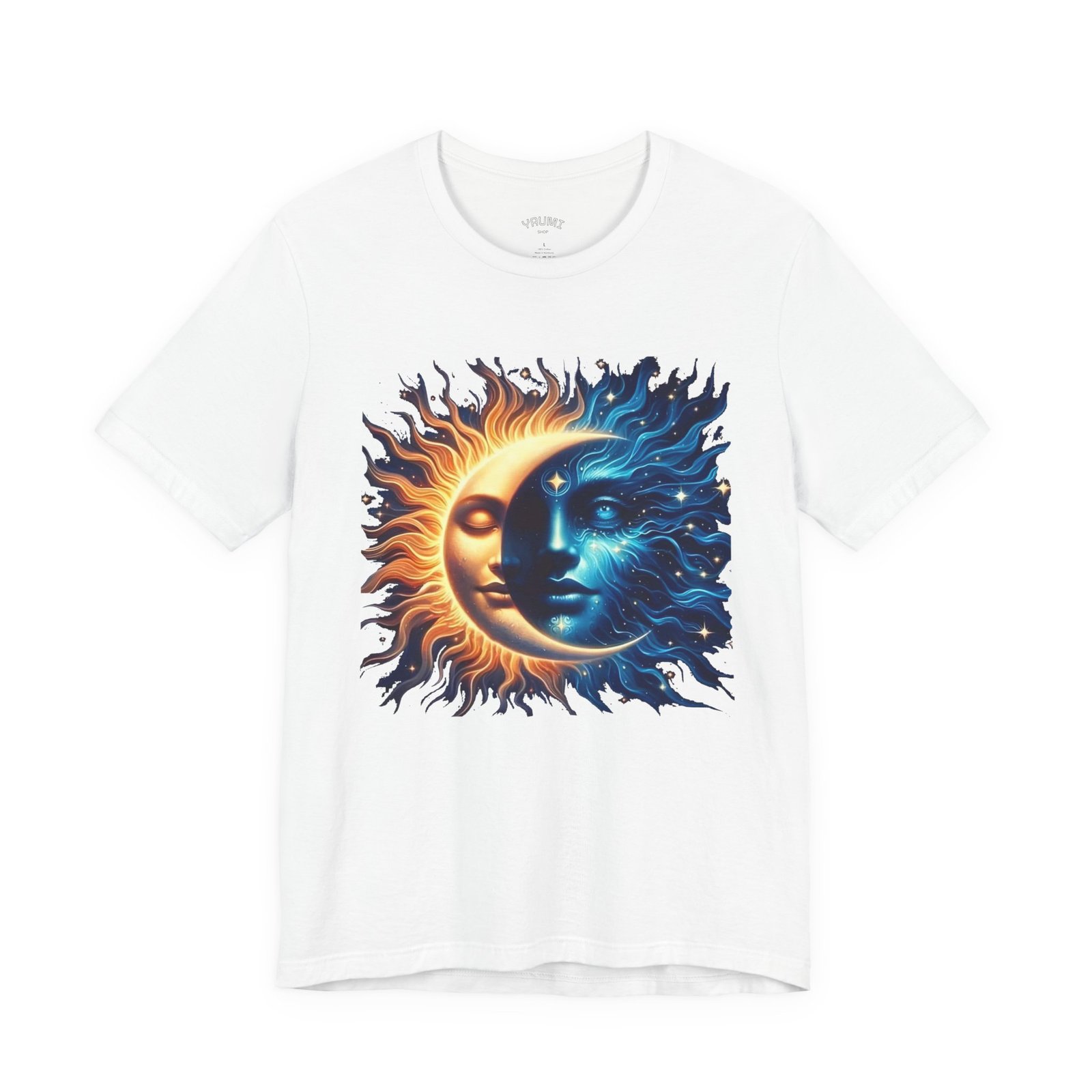 sun and moon graphic tee — yin yang solar lunar t shirt sun and moon graphic tee — yin yang solar lunar t shirt