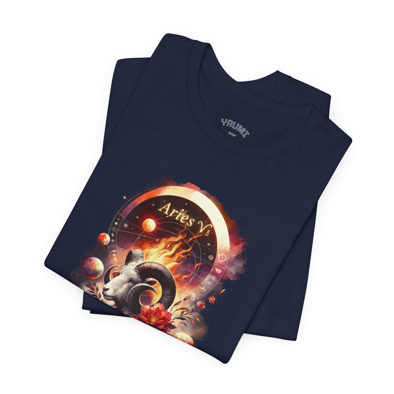 aries ram zodiac tee — fiery astrology graphic t shirt aries ram zodiac tee — fiery astrology graphic t shirt