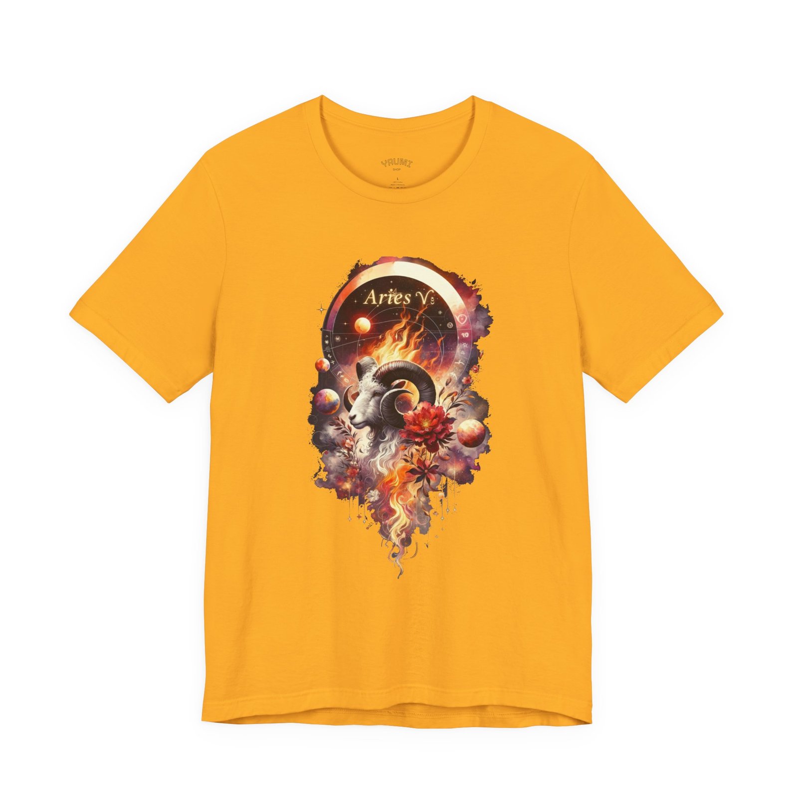 aries ram zodiac tee — fiery astrology graphic t shirt aries ram zodiac tee — fiery astrology graphic t shirt