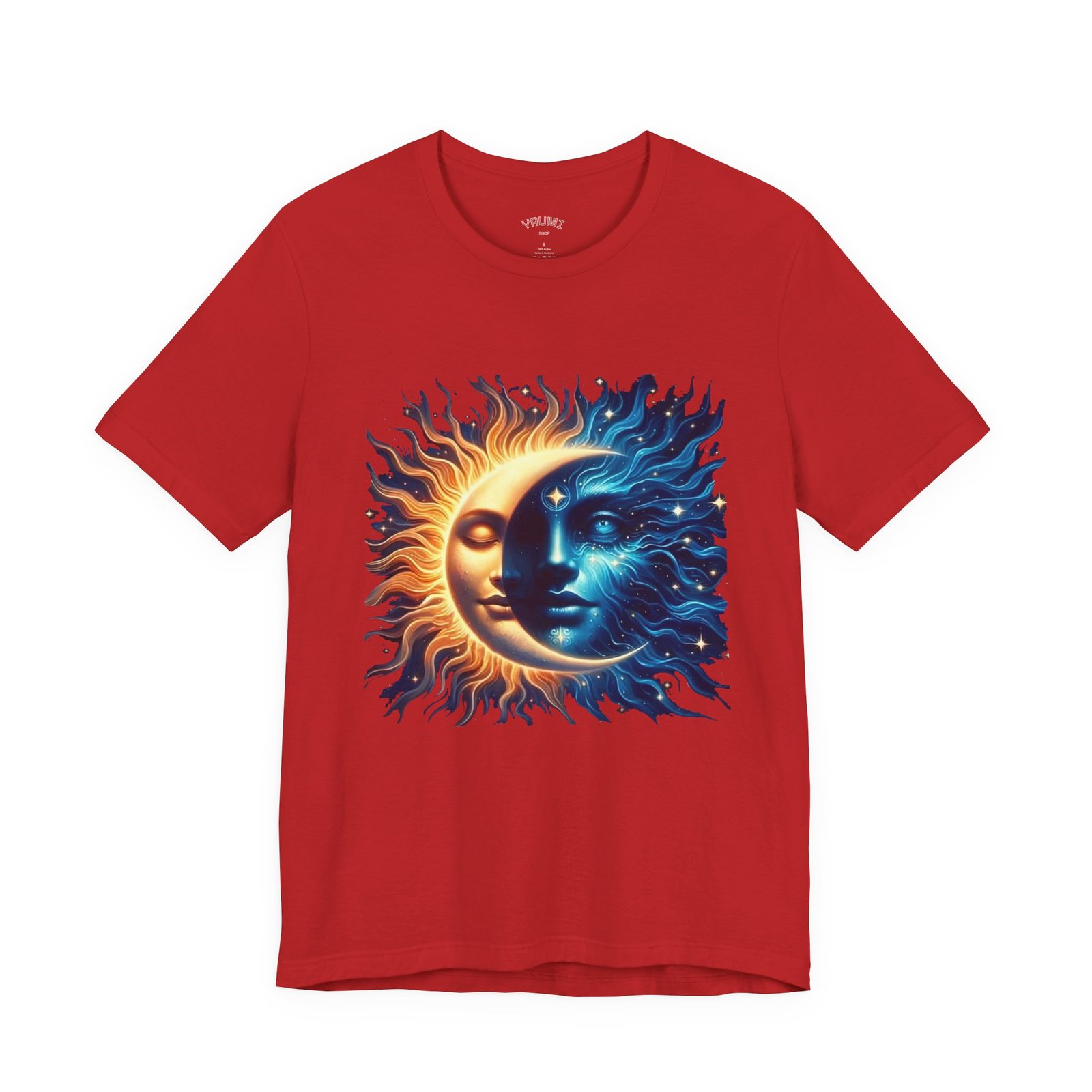 sun and moon graphic tee — yin yang solar lunar t shirt sun and moon graphic tee — yin yang solar lunar t shirt